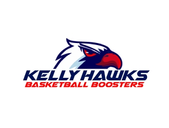 Kelly Hawks Basketball Boosters logo design by AamirKhan