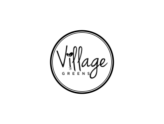 Village Greens logo design by oke2angconcept