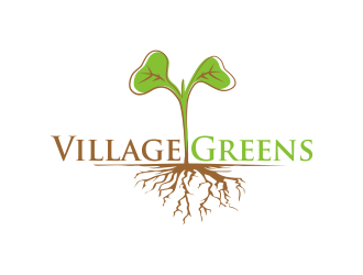 Village Greens logo design by qqdesigns