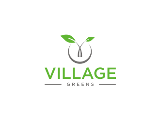 Village Greens logo design by ArRizqu
