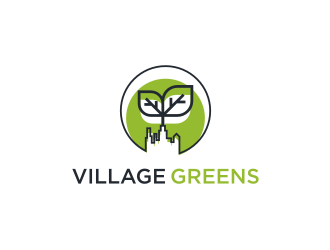 Village Greens logo design by Garmos