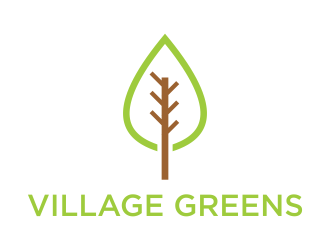 Village Greens logo design by p0peye