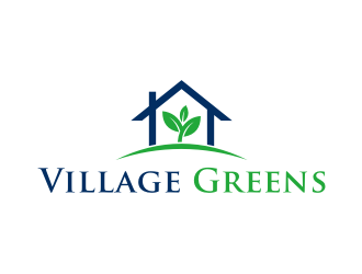 Village Greens logo design by puthreeone