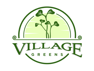 Village Greens logo design by GemahRipah