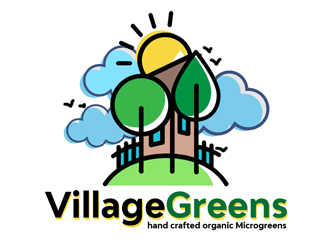 Village Greens logo design by redvfx