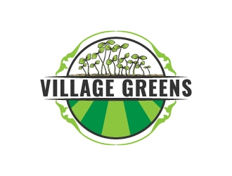 Village Greens logo design by kasperdz