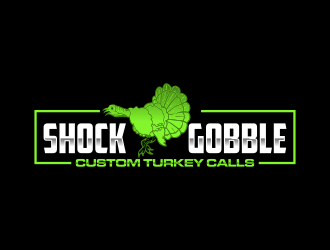 Shock Gobble Custom Turkey Calls  logo design by qqdesigns