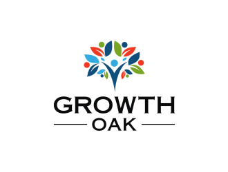 Growth Oak logo design by mbamboex