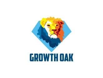 Growth Oak logo design by sakarep