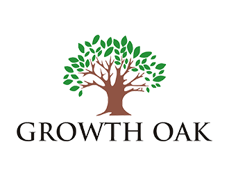 Growth Oak logo design by EkoBooM