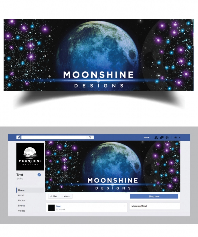 Moonshine Designs logo design by Upoops