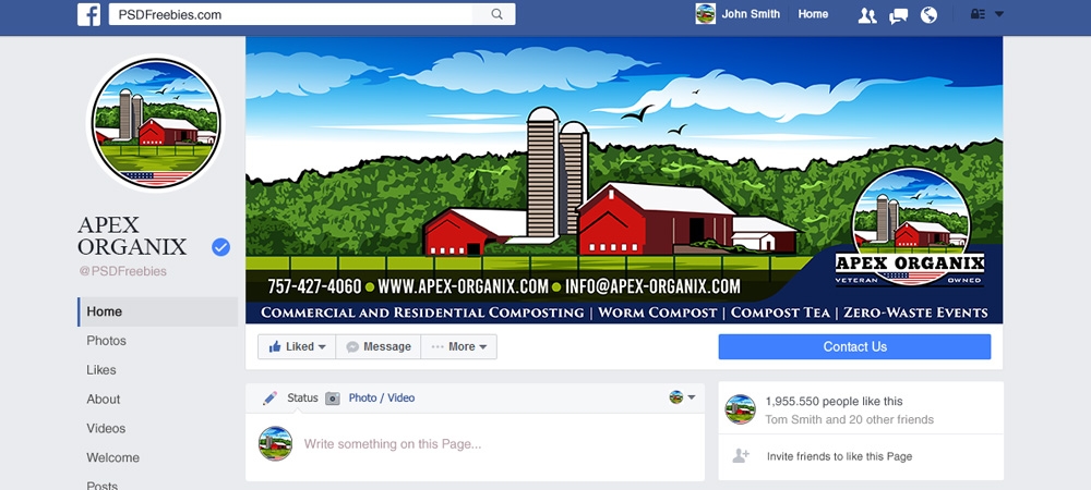 Apex Organix logo design by Gelotine