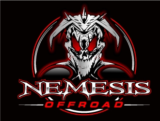 Nemesis Offroad logo design by Suvendu
