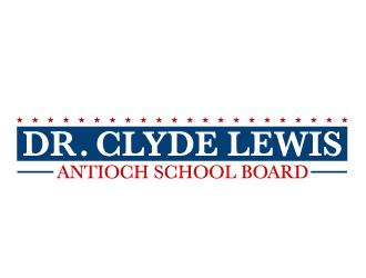 Clyde Lewis for Antioch School Board logo design by Ultimatum