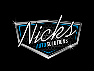 Nicks Auto Solutions logo design by serprimero