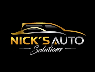 Nicks Auto Solutions logo design by jaize