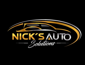 Nicks Auto Solutions logo design by jaize
