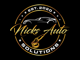 Nicks Auto Solutions logo design by qqdesigns