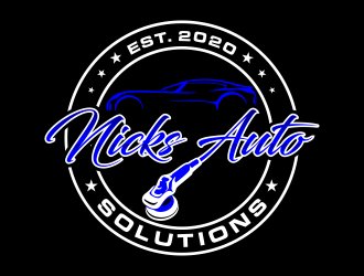 Nicks Auto Solutions logo design by qqdesigns