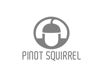 Pinot Squirrel logo design by Gwerth