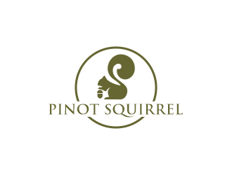 Pinot Squirrel logo design by Gwerth