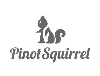 Pinot Squirrel logo design by AamirKhan