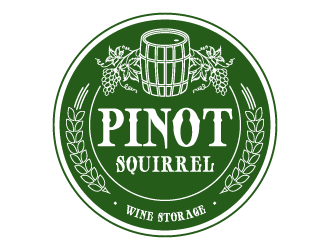 Pinot Squirrel logo design by Ultimatum