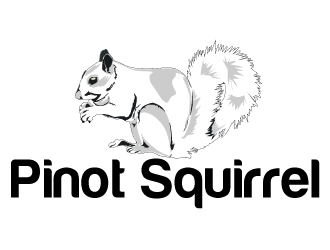 Pinot Squirrel logo design by AamirKhan