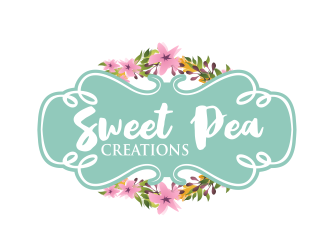 Sweet Pea Creations logo design by serprimero