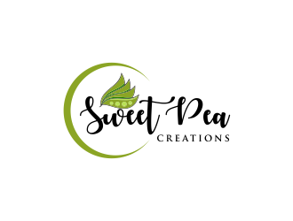 Sweet Pea Creations logo design by oke2angconcept