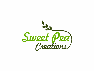 Sweet Pea Creations logo design by giphone