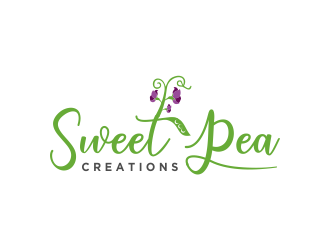 Sweet Pea Creations logo design by done