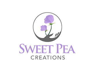 Sweet Pea Creations logo design by kunejo