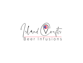 Island Crafts Beer Infusions logo design by oke2angconcept