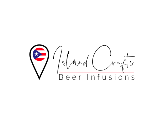 Island Crafts Beer Infusions logo design by oke2angconcept