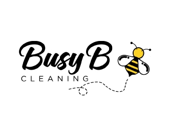 Busy B Cleaning logo design by AamirKhan