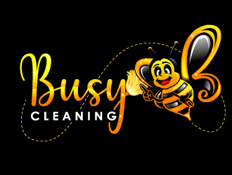 Busy B Cleaning logo design by Suvendu