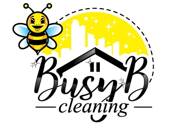 Busy B Cleaning logo design by dasigns