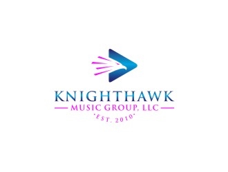 KnightHawk Music Group, LLC logo design by bombers