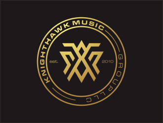 KnightHawk Music Group, LLC logo design by hashirama