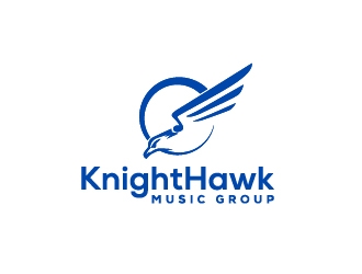 KnightHawk Music Group, LLC logo design by josephope