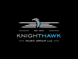 KnightHawk Music Group, LLC logo design by zakdesign700