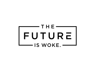 THE FUTURE IS WOKE. logo design by asyqh