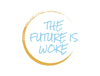 THE FUTURE IS WOKE. logo design by BrainStorming