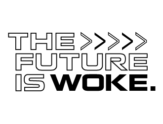 THE FUTURE IS WOKE. logo design by Ultimatum