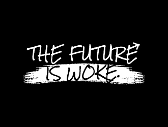 THE FUTURE IS WOKE. logo design by iamjason