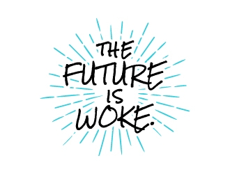 THE FUTURE IS WOKE. logo design by iamjason