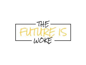 THE FUTURE IS WOKE. logo design by johana