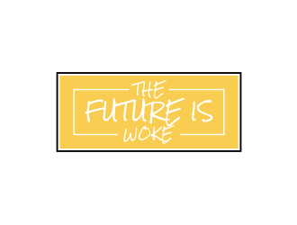 THE FUTURE IS WOKE. logo design by johana
