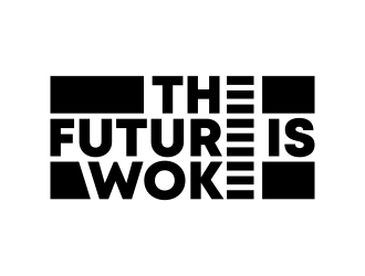 THE FUTURE IS WOKE. logo design by ekitessar